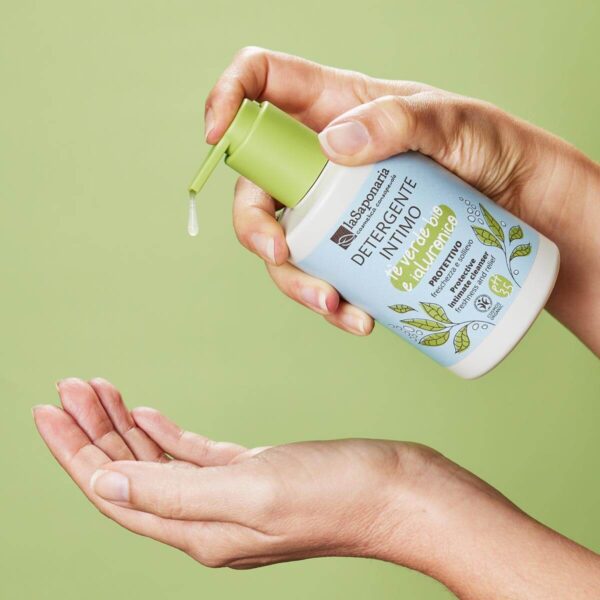 Detergente intimo Protettivo - Tè verde Bio e Ialuronico - immagine 3