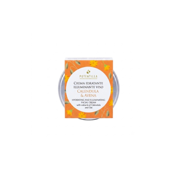 Crema viso idratante e illuminante minisize - Calendula e Avena