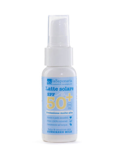 Latte solare SPF 50+ minisize | Protezione molto alta bimbi e pelli sensibili