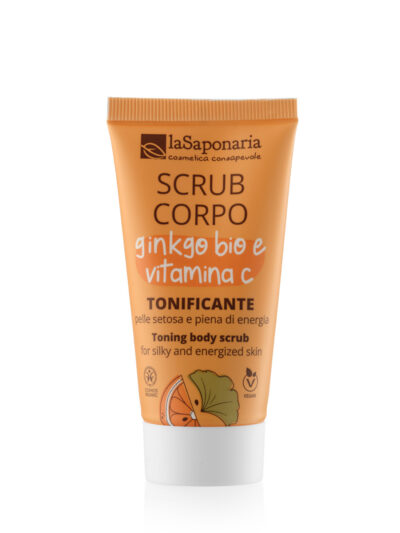 Scrub corpo tonificante minisize – Gingko Bio e Vitamina C