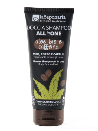 Doccia Shampoo All-in-one – Aloe Bio e Caffeina